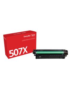 EverydayTM Zwart Toner van Xerox is compatibel met HP 507X (CE400X), Hoge capaciteit
