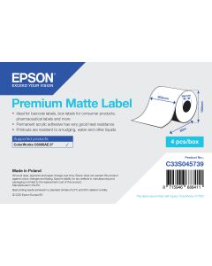 Epson Premium Matte Label - Continuous Roll: 203mm x 60m