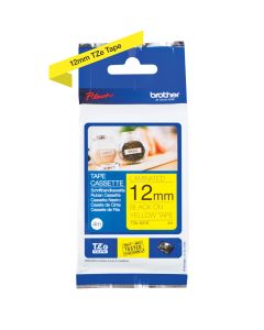 Brother TZE631S labelprinter-tape Zwart op geel TZe