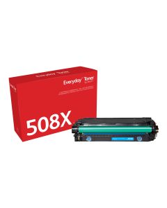 EverydayTM Cyaan Toner van Xerox is compatibel met HP 508X (CF361X), Hoge capaciteit