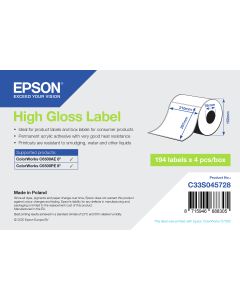 Epson High Gloss Label - Die-Cut Roll: 210mm x 297mm, 194 labels