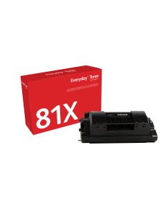 EverydayTM Zwart Toner van Xerox is compatibel met HP 81X (CF281X), Hoge capaciteit