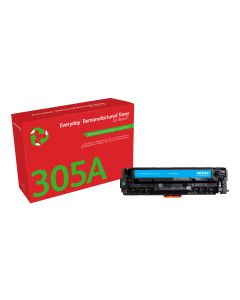EverydayTM Cyaan Remanufactured Toner van Xerox compatible met HP 305A (CE411A), Standaard capaciteit