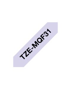 Brother TZE-MQF31 labelprinter-tape Zwart