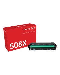 EverydayTM Zwart Toner van Xerox is compatibel met HP 508X (CF360X), Hoge capaciteit