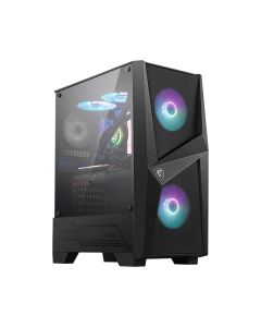 MSI MAG FORGE 100R computerbehuizing Midi Tower Zwart, Transparant