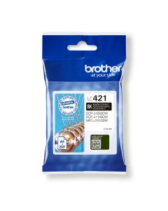 Brother LC421BK inktcartridge 1 stuk(s) Origineel Zwart