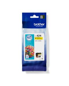 Brother LC424Y inktcartridge 1 stuk(s) Origineel Geel