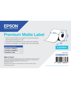 Epson Premium Matte Label - Continuous Roll: 102mm x 60m