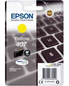 Epson 407L Toetsenbord DURABrite Ultra afzonderlijke gele inkt
