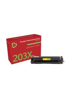 EverydayTM Geel Remanufactured Toner van Xerox compatible met HP 203X (CF542X), Hoge capaciteit