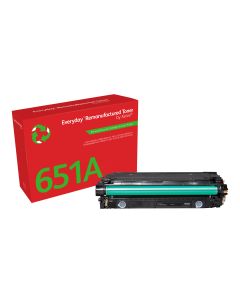 EverydayTM Zwart Remanufactured Toner van Xerox compatible met HP 651A 650A 307A (CE340A/CE270A/CE740A), Standaard capaciteit