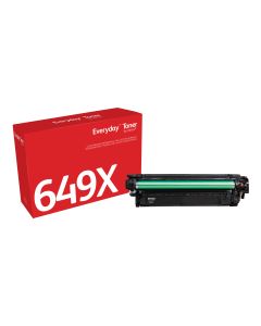 EverydayTM Zwart Toner van Xerox is compatibel met HP 649X (CE260X), Hoge capaciteit