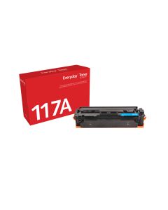 EverydayTM Cyaan Toner van Xerox is compatibel met HP 117A (W2071A), Standaard capaciteit