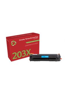 EverydayTM Cyaan Remanufactured Toner van Xerox compatible met HP 203X (CF541X), Hoge capaciteit