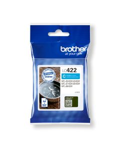 Brother LC422C inktcartridge 1 stuk(s) Origineel Cyaan