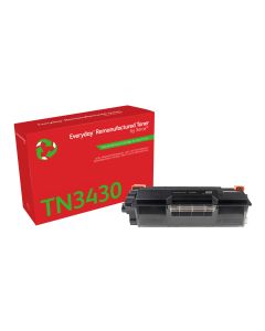 EverydayTM Mono Remanufactured Toner van Xerox compatible met Brother (TN-3430), Standaard capaciteit