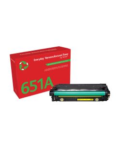 EverydayTM Geel Remanufactured Toner van Xerox compatible met HP 651A 650A 307A (CE342A/CE272A/CE742A), Standaard capaciteit