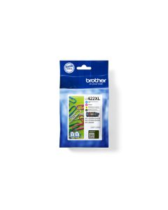 Brother LC422XLVALDR inktcartridge 4 stuk(s) Origineel Hoog (XL) rendement Zwart, Cyaan, Magenta, Geel