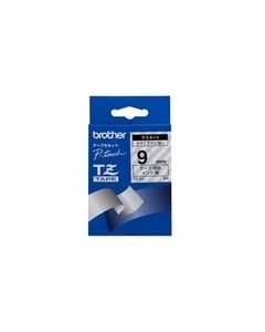 Brother Black on Clear Gloss Laminated Tape, 9mm labelprinter-tape TZ