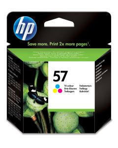 HP 57 originele drie-kleuren inktcartridge