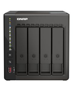 QNAP TS-453E NAS Tower Intel® Celeron® J6412 8 GB 0 TB QNAP QTS Zwart