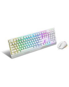 MSI VIGOR GK30 toetsenbord Inclusief muis Gamen USB QWERTY US International Wit