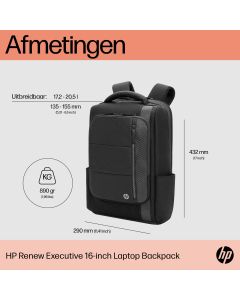 HP Renew Executive 16 inch laptopbackpack