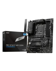 MSI PRO B760-P WIFI DDR4 moederbord Intel B760 LGA 1700 ATX