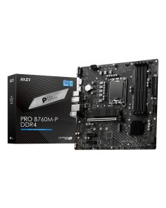 MSI PRO B760M-P DDR4 moederbord Intel B760 LGA 1700 micro ATX