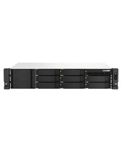 QNAP TS-864EU-RP NAS Rack (2U) Intel® Celeron® N5095 8 GB DDR4 0 TB QNAP Turbo System Zwart