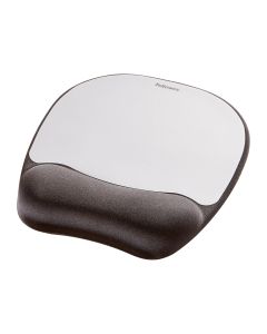Fellowes Memoryfoam muismat/polssteun zwart-grijs