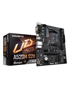 GIGABYTE A520M S2H moederbord AMD A520 Socket AM4 micro ATX