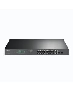 TP-Link TL-SG1218MP netwerk-switch Unmanaged Gigabit Ethernet (10/100/1000) Power over Ethernet (PoE) 1U Zwart