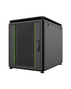 Lanview RDL12U68BL rack 12U Vrijstaande rek Zwart
