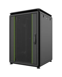 Lanview RDL16U66BL rack 16U Vrijstaande rek Zwart