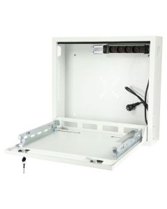 Lanview RWSLMWH1 rack 1U Wandrek Wit
