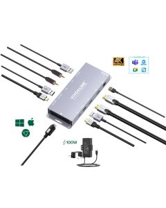 Vivolink VLUSBCHUB3 USB grafische adapter 3840 x 2160 Pixels