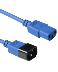 Microconnect PE1413B3 electriciteitssnoer Blauw 3 m C13 stekker C14 stekker