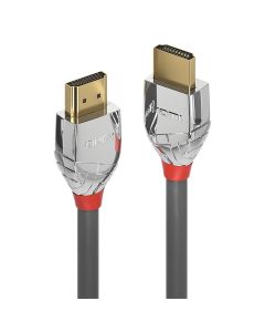 Lindy 37870 HDMI kabel 0,5 m HDMI Type A (Standaard) Zwart, Zilver