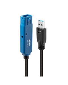 Lindy 43158 USB-kabel USB 3.2 Gen 1 (3.1 Gen 1) 8 m USB A 5 Gbit/s Zwart