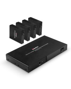 Lindy 38262 audio/video extender AV-zender & ontvanger Zwart