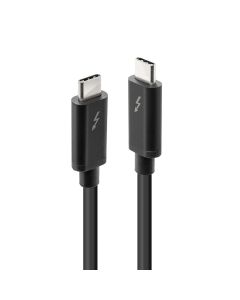 Lindy 41556 Thunderbolt-kabel 1 m 20 Gbit/s Zwart
