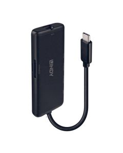 Lindy 43358 laptop dock & poortreplicator Bedraad USB 3.2 Gen 1 (3.1 Gen 1) Type-C Zwart