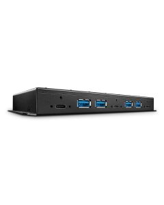 Lindy 43275 interface hub USB 3.2 Gen 2 (3.1 Gen 2) Type-A 10000 Mbit/s Zwart