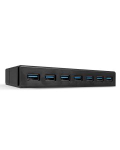 Lindy 43228 interface hub USB 3.2 Gen 1 (3.1 Gen 1) Type-A 5000 Mbit/s Zwart