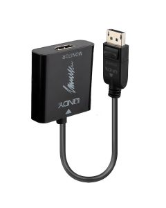 Lindy 41068 video kabel adapter 1,5 m DisplayPort HDMI Type A (Standaard) Zwart