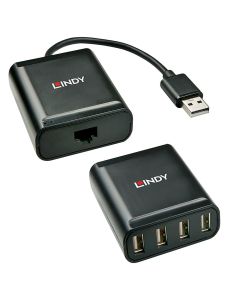 Lindy 42679 interface hub USB 2.0 Zwart