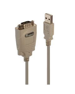 Lindy 42844 seriële kabel Wit 1 m