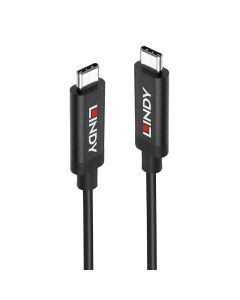 Lindy 43308 USB-kabel USB 3.2 Gen 2 (3.1 Gen 2) 5 m USB C 10 Gbit/s 60 W Zwart